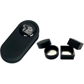 Silent Chalk Holder,Billiards Magnetic Square & Round Pool Cue Chalk Holder,Pool Cue Chalk Holder