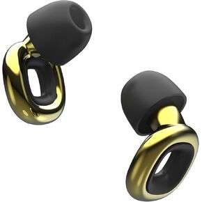 Ear Plugs for Noise Reduction, Comfortable High Fidelity Earplugs for Sleep, Concert, Musicians, Motorcycles, Study, Flights & Noise Sensitivity - Rose Gold