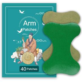 40Pcs Mugwort arm Patches,Natural Herbal Patch,Natural Wormwood Discreet for Arm and Leg,Natural Herbal Arm Patch for Women and Men