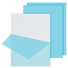 PATIKIL 6061 T651 Aluminum Sheet Metal 12 x 6 x 5/64(0.08") Inch 3Pcs Flat Plain Aluminum Plate Covered Stock with Protective Film, Heat Rectangle 2MM for Lndustry Crafting