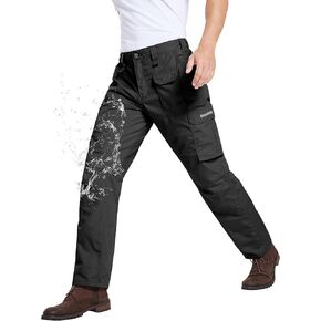 Men's Cargo Pants, Water Resistant Work Pants, Durable Ripstop Tactical Pants, EDC Hiking Pants, Hunting Pants