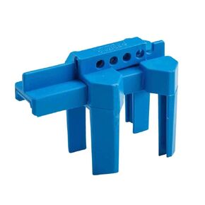 Brady Prinzing Ball Valve Lockout, Small, for 1/2"-2-1/2" Outside Pipe Diameter, Blue - BS07A-BU