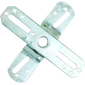Jandorf Crossbar 4in Offset 1/8ip Zinc (60205)