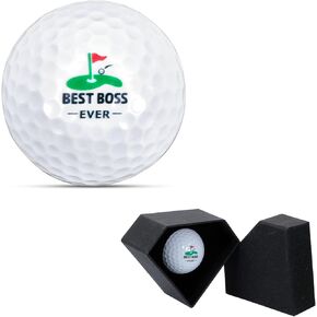 Golf Gifts for Men, Funny Golf Balls, Boss Gifts for Women Men, Golf Lovers Gifts, Boss Gifts for Boss Lady, Farewell Leaving Gifts for Boss, Golf Ball for Boss, Christmas Stocking Stuffers for Boss