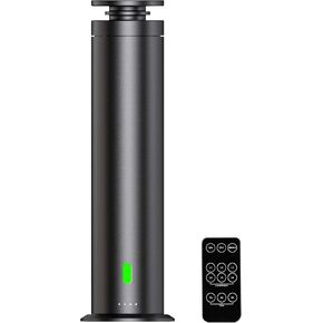 Essential Oil Diffuser with Remote Control - Waterless Diffuser for Aromatherapy Oils, 120mL Capacity 1500 Sq Ft Coverage - Scent Diffuser for Homes, Large Room, Offices&Hotels (Black)