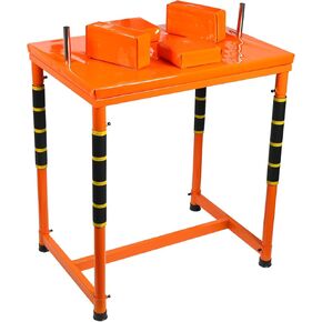 Standard Arm Wrestling Table Training Equipment, Arm Wrestling Battle Board Arm Wrestling Equipment for Home Gym Club - Orange