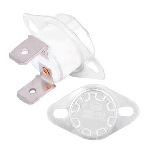 Switch Temperature Control Thermostat Thermal Switch 250V16A Plastic Iron Normally Closed Temperature Temp Control Module Switch Thermostat Switch KSD302(75)