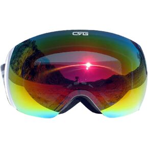 Ski Goggles 100% UV Protection Frameless Snowboard Goggles for Men,Women,Adults in Kuwait