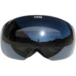 Ski Goggles 100% UV Protection Frameless Snowboard Goggles for Men,Women,Adults