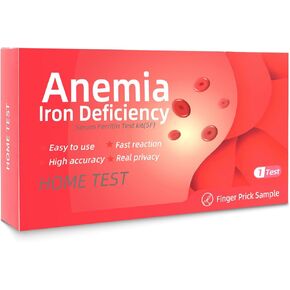 Iron Deficiency Test kit for Children and Adults, Rapid Home Test