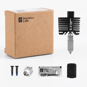 Original Bambu LAB Hardened Steel Hotend Kit P1,X1 - X1 Series and P1 Series (0.6MM)