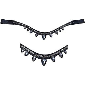 Wonder Wish Leather Horse Browband | Stunning Crystals & Leather Browband