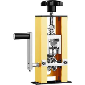 Manual Wire Stripper Machine, Drill Powered Wire Stripping Tool 0.06''-1" (1.5-25 mm) Scrap Wire Peeling Machine with Hand Crank, Portable Aluminum Frame Wire Peeler for Scrap Copper Recycling