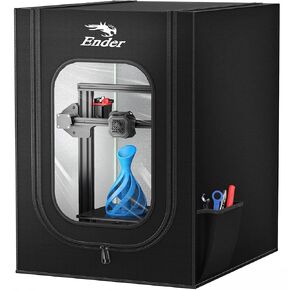 Creality Official 2024 3D Printer Enclosure, Fireproof and Dustproof Tent Constant Temperature Protective Cover for Ender 3/Ender 3V2/Ender 3S/S1/S1 Pro/Ender 3Pro/Ender 3 Neo/3 V2 Neo, 480*600*720mm
