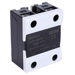 YWBL-WH Berm Solid State Relay SSR with LED Light Input 4-20mA 0-250VAC Output, with Aluminum Alloy Cooling Base
