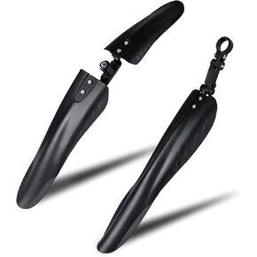 مجموعة واقيات الطين للدراجة مقاس 24/26/27.5 بوصة، 3 أجزاء - غطاء كامل عالمي سميك وموسع للدراجة مجموعة واقي الطين الأمامي والخلفي للدراجة الجبلية قابل للتعديل رفرف الطين لدراجة الطريق MTB in Kuwait