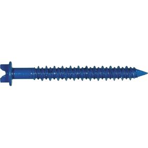375288 Hex Washer, Head Slotted Tapper Concrete Screw Anchor, 3/16 x 2-1/4-Inch, 100-Pack