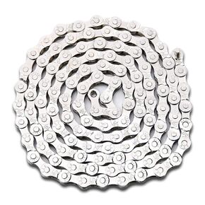 6/7/8 Speed Bike Chain, Bicycle Chain 1/2x3/32 Inch Steel Bike Chain MTB Chains Replacement for BMX Road Mountain Bike, 116 Links, Silver
