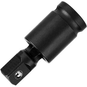 Impact Universal Joint Set, Joint Wobble, 1in 3/4in 1/2in 3/8in 1/4in Drive Universal Joint Swivel Adapter Air Impact Wobble Socket(1/2in),sleeve