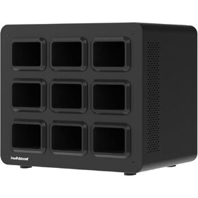 EdgePower 9-Bay Battery Charging Station – Charges and Stores Nine EdgePower Batteries – Batteries Not Included - Use w/KwikBoost EdgePower Charging Solution for Classrooms and Offices