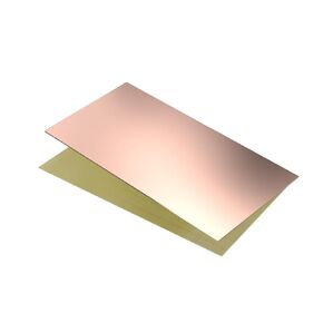 Aoje-Link Single Side Copper Clad PCB Laminate Circuit Board, FR-4 Glass Fiber, 200 x 100 x 2mm, 2pcs