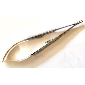 TC Castroviejo Micro Needle Holder 7" Straight Surgical Dental Eye German Stainless Steel