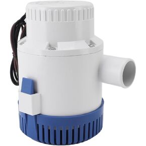 3700 GPH Bilge Pumps 12V & 24V, Boat Marine Plumbing Submersible Electric Bilge Pumps, Marine Electric Rule Bilge Pump, Efficient Low Noise Overheat Prevention (24V)