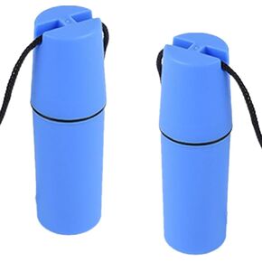 2 Pcs Diving Dry Box Waterproof Float Diving Bottle Holder Storage Boxes with Lanyard Float Diving Kayak Boat Canoe Swimming Accessories for Kayak Boat Canoe Swimming, Blue