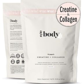 New - Creatine + Collagen for Women – Supports Lean Muscle Growth & Development, Booty Gain, Energy & Recovery – 5g Creatine Monohydrate Plus 5000mg Collagen Peptides Combo – Unflavored, 30 Servings in Saudi Arabia