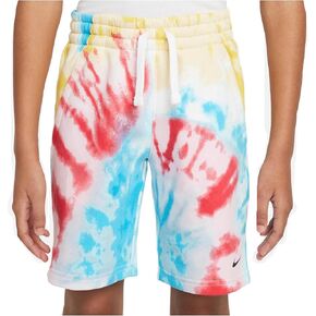 Nike Sportswear Club Big Kids' Tie-Dye Shorts (as1, Alpha, x_l, Regular)