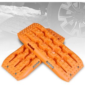 Big Red 27-Inch Off-Road Traction Boards, Recovery Tracks, and Traction Mat Set for Snow, Mud and Sand Rescue
