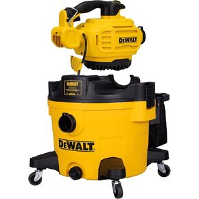 DEWALT Shop Vacuum Wet and Dry Vac with Detachable Leaf Blower, 3 in 1 Heavy Duty Wet Dry Vacuum Cleaner 9 Gal for Home, Garage, Car, Workshop, Jobsite, Lawn Care, Yard, Patio, 5 Peak HP, DXV209P
