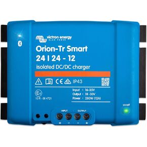 Victron Energy Orion-Tr Smart DC to DC Charger (Bluetooth) - 24/24-Volt 12 amp 280-Watt - Battery Charger for Dual Battery Systems - Isolated