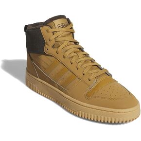 adidas Unisex Break Start Mid Top Winterized Basketball Sneaker, Mesa/Dark Brown/Gum, 7 US Men