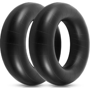 BBTO 2 Pcs 48 Inch Rubber Snow Innertubes for Sledding Heavy Duty Inflatable Inner Tube Sled Large River Float Tubes for Winter Sledding Ski Pool Closing Floating Rafting Adults