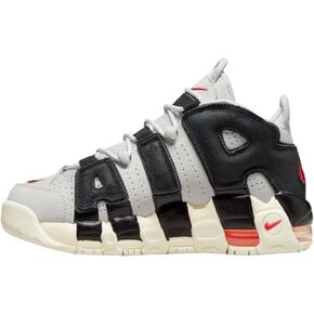 Nike Bid Kids Air More Uptempo Basketball Sneakers DX3360 001 (University Red/Total Orange/Photon Dust, US Footwear Size System, Big Kid, Numeric, Medium, 6.5)