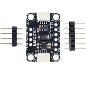Fan Speed Control Module with Temperature Sensor, DC 3.3V-5V EMC2101 I2C PC Fan Speed Controller