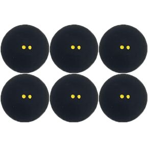 Squash Balls-Box of 6, Black, WZ2486