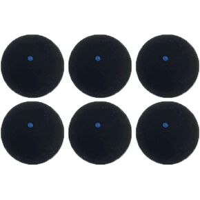 Squash Balls Single Blue Dot for Training Only-Tube of 3, Black, WZ2486