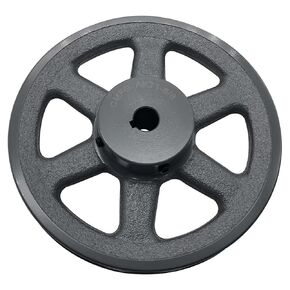AK71-5/8 v Belt Pulley,6.95 inch OD, 5/8 Inch Bore,Cast Iron Material, AK Single Groove Mechanical v-Belt Pulleys for "4L" or "A" or "3L" Belts, AK7158 Pulley