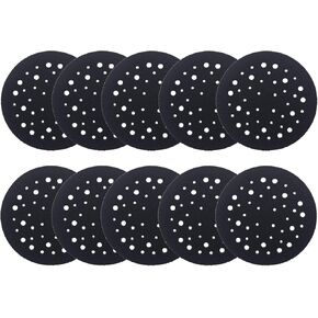 10 عبوات من Taytools - 5 بوصات 44 فتحة بسمك 1/8 بوصة، وسادات بديلة للواجهة المدارية العشوائية بخطاف وحلقة 5 بوصات وسادة دعم عازلة للأعمال الخشبية وتلميع السيارات in Kuwait