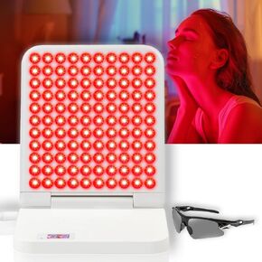 Red Light Therapy for Face, Powerful 110 LEDs with Infrared Light Therapy, 660nm & 850nmX2 Deep Tissue Red Light Therapy for Body, The Near Infrared Lamp Supports 110-240V with Timer