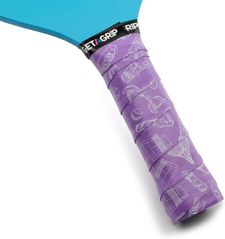 Get A Grip Pickleball Paddle Grip Tape - Anti-Slip/Moisture Wicking Pickleball Overgrips - Precut Pickleball Paddle Wrap Grip Tape in Saudi Arabia