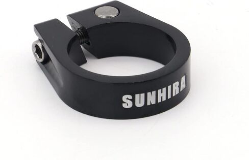 Black Bike Seat Post Clamps Tube Clip Quick Release Aluminium Alloy For Bicycle Saddle Post Parts 31.8mm 34.9mm 40.8mm (Black 31.8mm) in Saudi Arabia