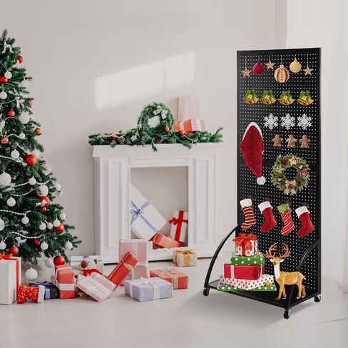Eastern Tree 30 Packs 6" Metal Pegboard Hooks, Standard Peg Board Hooks is Fit to Standing Pegboard Display and Pegboard Panels in Saudi Arabia