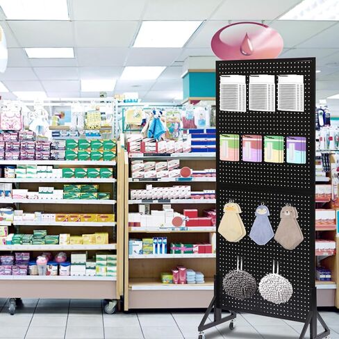 Eastern Tree 30 Packs 6" Metal Pegboard Hooks, Standard Peg Board Hooks is Fit to Standing Pegboard Display and Pegboard Panels in Saudi Arabia