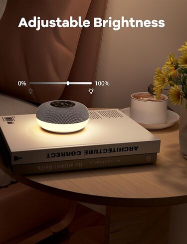 آلة صوت محمولة للنوم للبالغين تعمل بالبطارية مع مكبر صوت بلوتوث وإضاءة ليلية 39 صوتًا مهدئًا و15 مستوى صوت و3 وظائف ذاكرة مؤقت لمكتب غرفة النوم in Kuwait