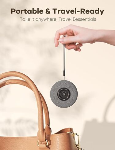 آلة صوت محمولة للنوم للبالغين تعمل بالبطارية مع مكبر صوت بلوتوث وإضاءة ليلية 39 صوتًا مهدئًا و15 مستوى صوت و3 وظائف ذاكرة مؤقت لمكتب غرفة النوم in Kuwait