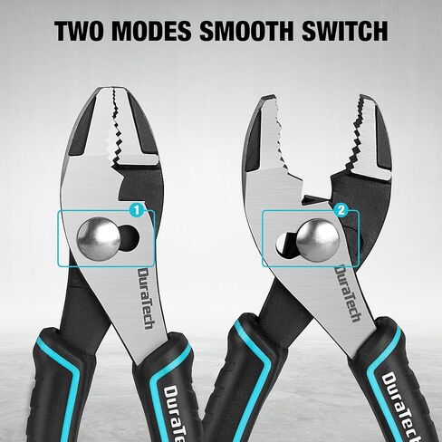DURATECH 6 Inch Slip Joint Pliers, Small Pliers with Comfortable TPR Handle, Pliers Tool Forged from High Carbon Steel, Swivel Rivet, Pliers for Tightening, Loosening and Gripping Nuts and Bolts in Saudi Arabia