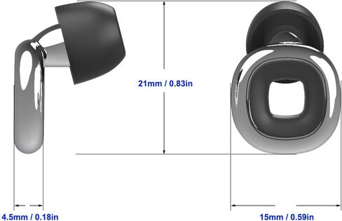 Ear Plugs for Noise Reduction, Comfortable High Fidelity Earplugs for Sleep, Concert, Musicians, Motorcycles, Study, Flights & Noise Sensitivity - Rose Gold in Saudi Arabia